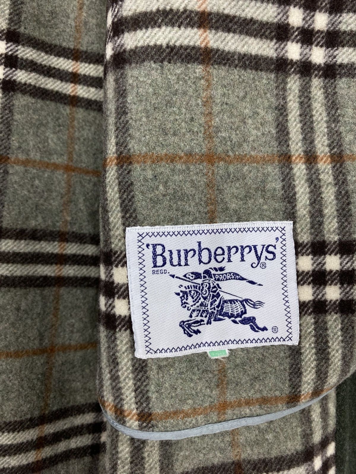 Burberry Rare‼️ Vintage Burberrys’ Nova Check Inside Wool Coat Size L / US 10 / IT 46 - 7 Thumbnail