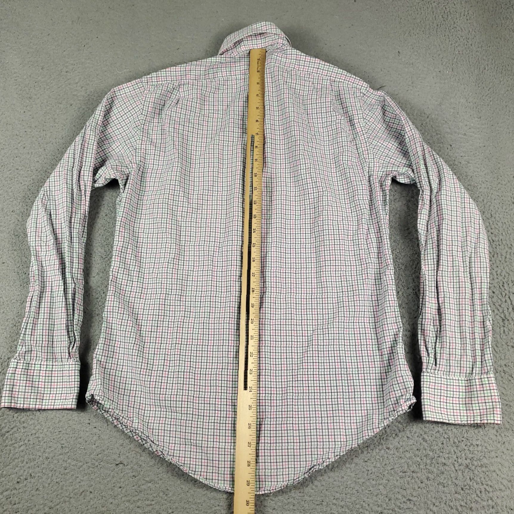 Ralph Lauren RALPH LAUREN Casual Button-Up Shirt Mens Small Blue Pink Check Long Sleeve Size US S / EU 44-46 / 1 - 3 Thumbnail