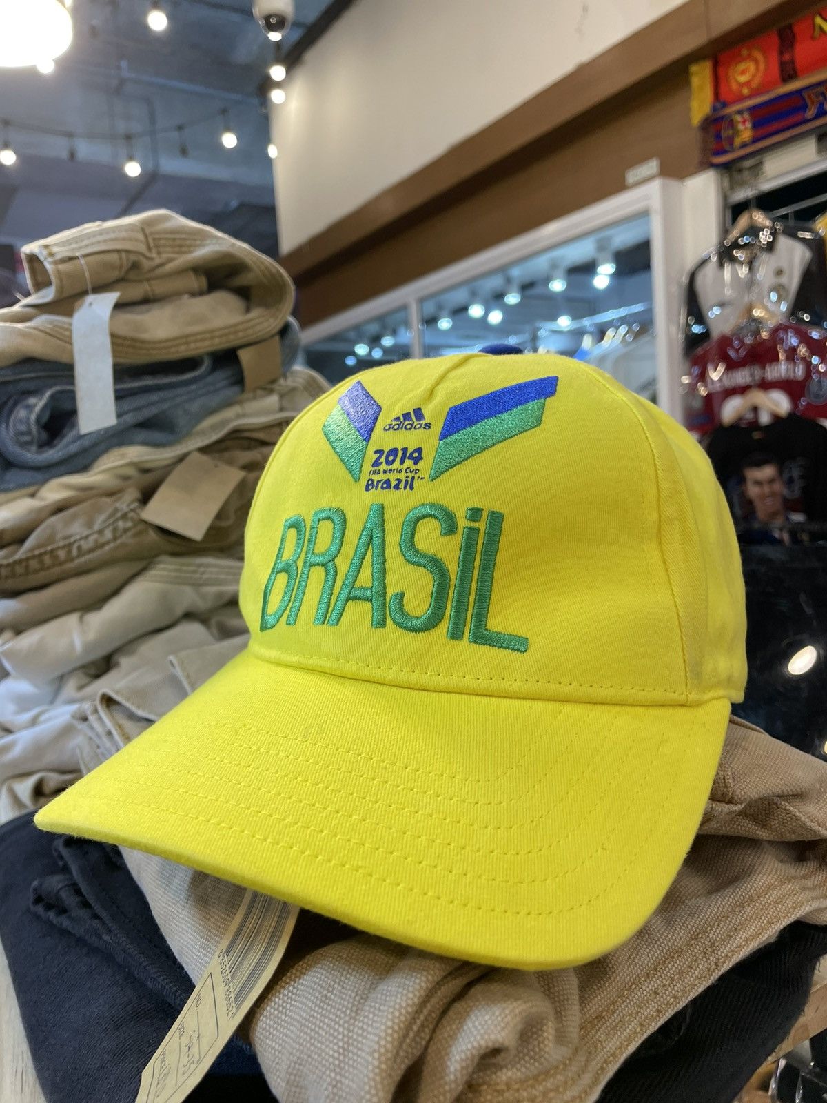 2014 Adidas Brazill Football Cap