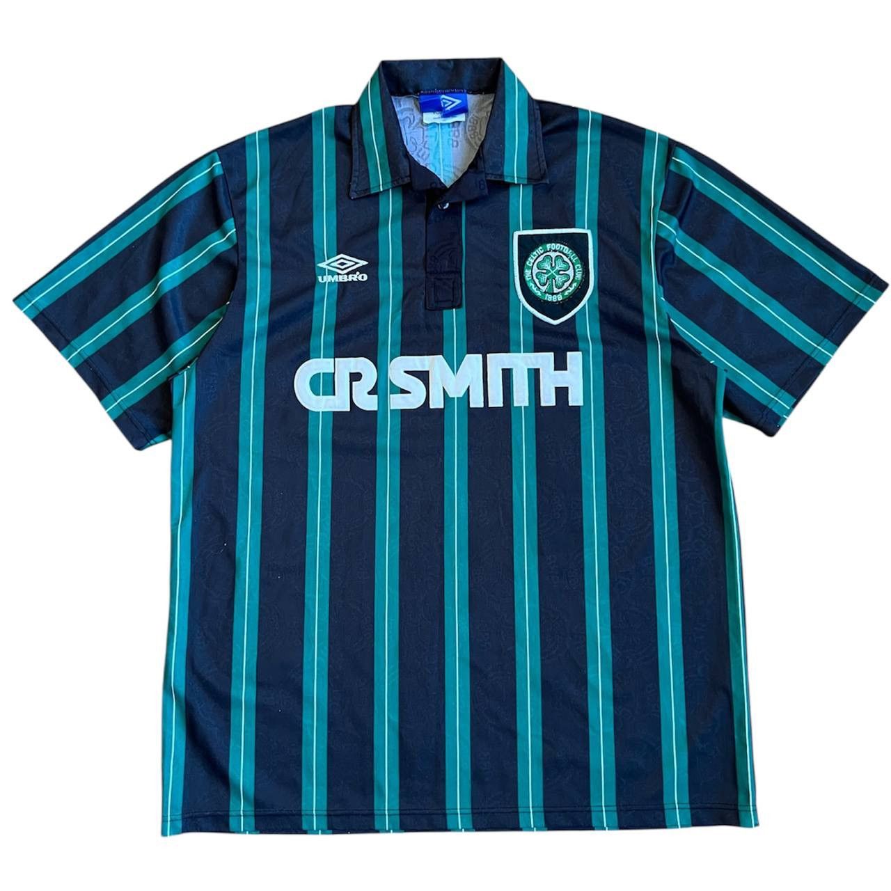 Vintage 1993/94 CELTIC FC AWAY SOCCER JERSEY FOOTBALL SHIRT UMBRO XL Size US XL / EU 56 / 4 - 1 Thumbnail