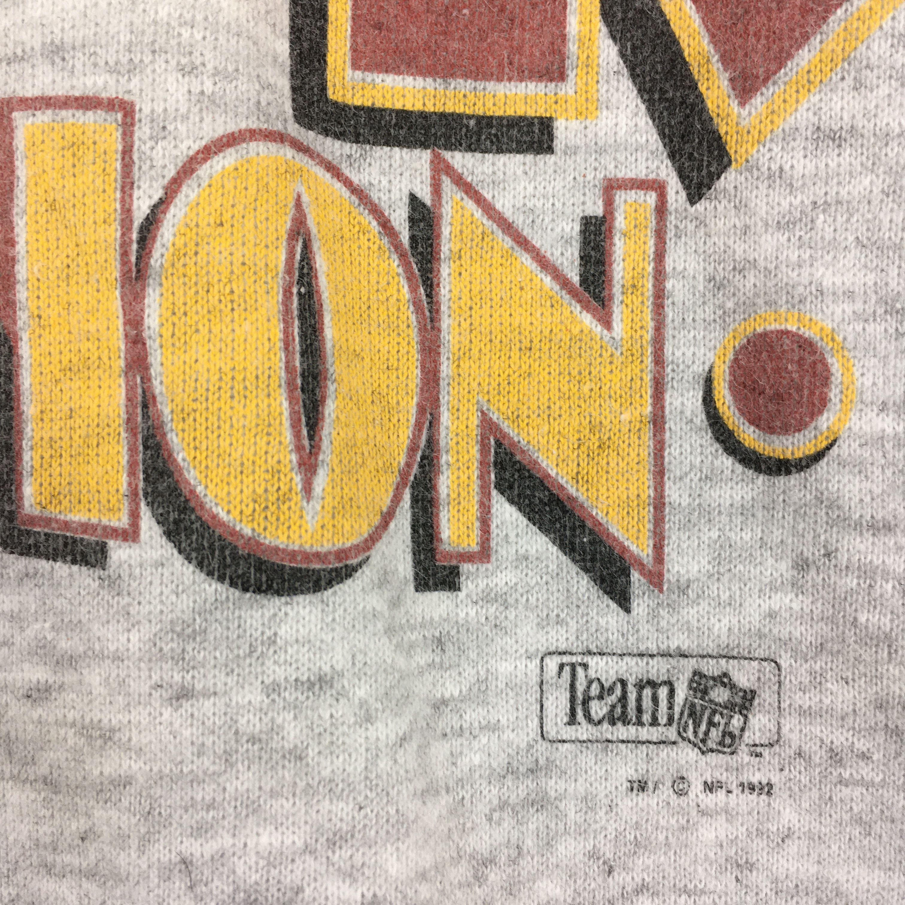 NFL × Vintage Vintage 90s Washington Redskins NFL Sweatshirt Large Size US L / EU 52-54 / 3 - 3 Thumbnail