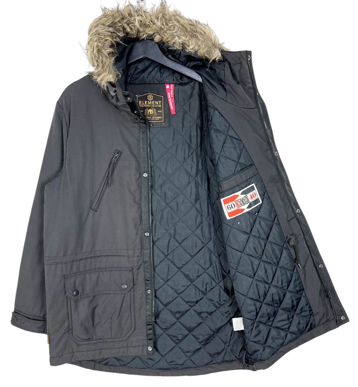 Element Element Wolfeboro Collection Furs Hoodie Winter Parka Jacket Size L / US 10 / IT 46 - 6 Thumbnail