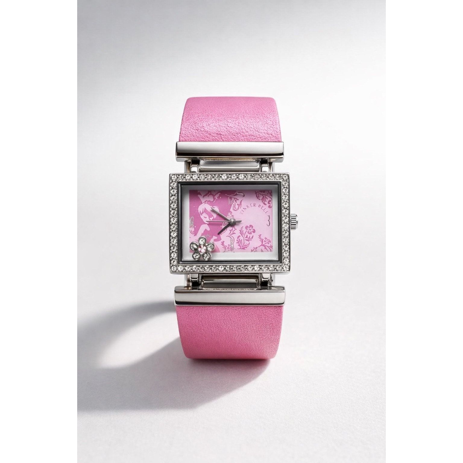Disney Disney Tinkerbell Pink Watch Floating Charm Rhinestone Size ONE SIZE - 1 Thumbnail
