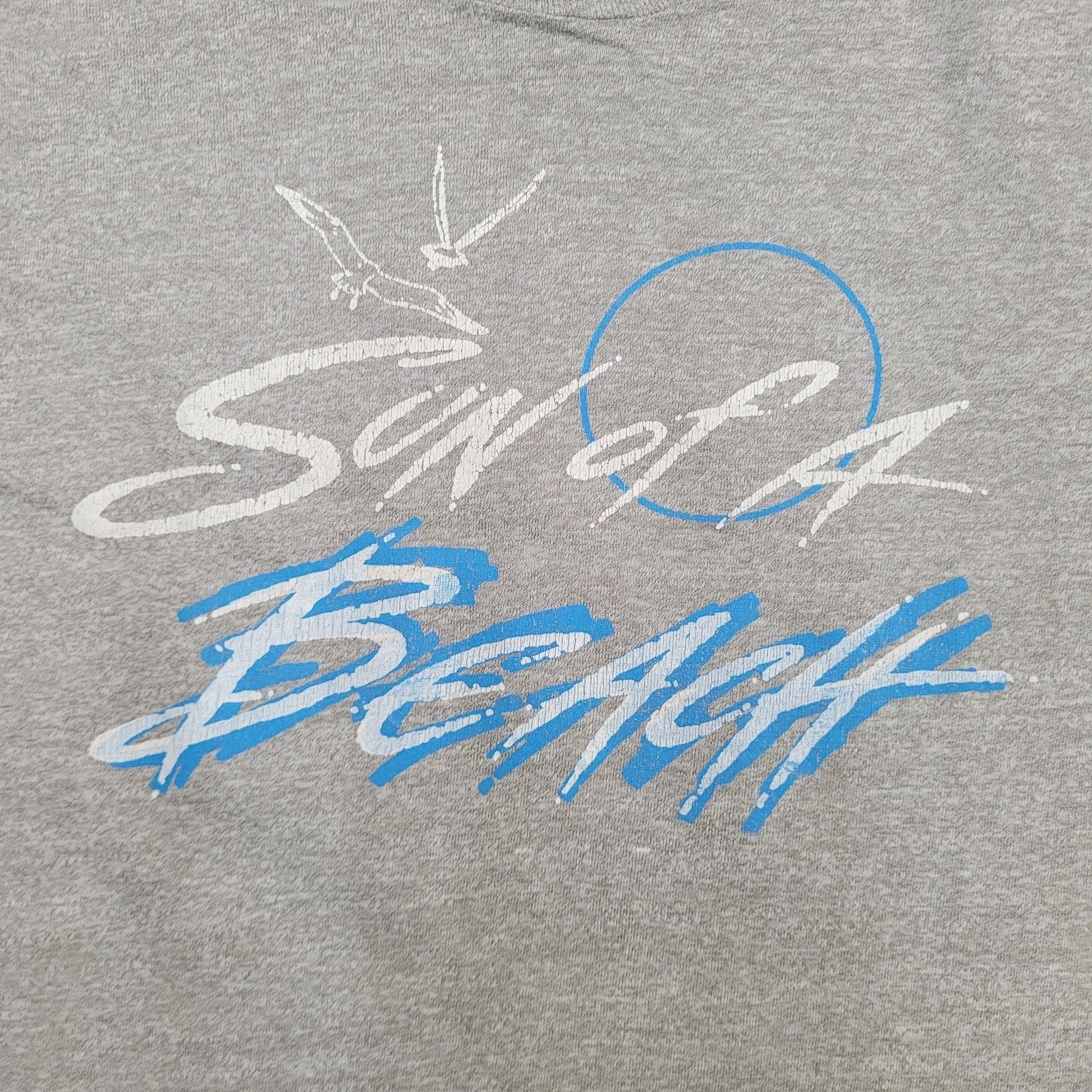 Vintage VTG 90s "Sun of a Beach" Funny SOB T-Shirt S/M 19x24 USA Size US M / EU 48-50 / 2 - 3 Thumbnail