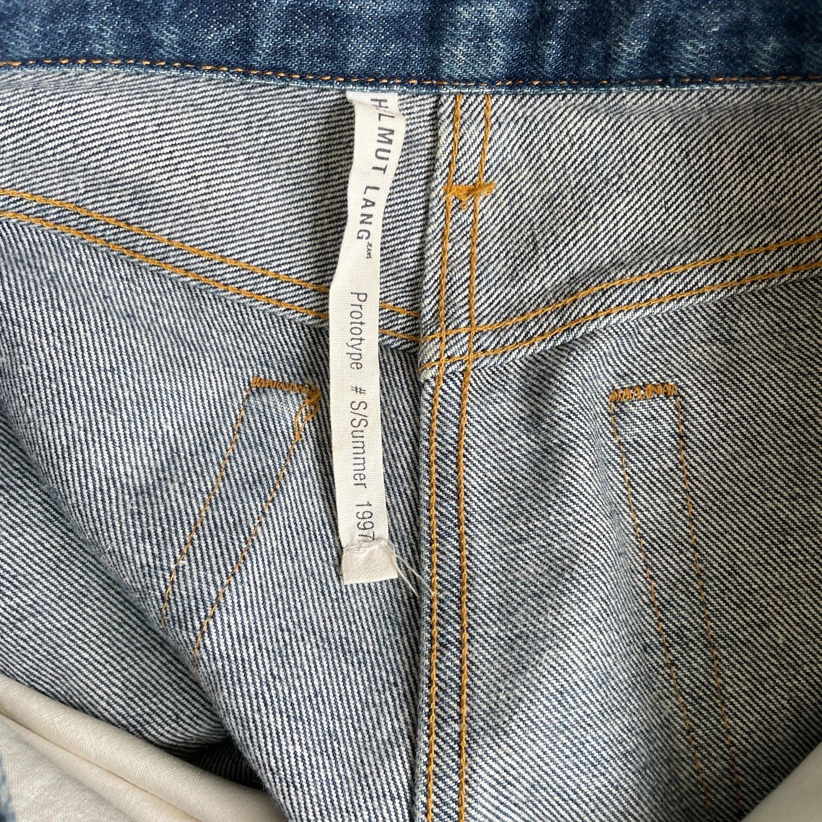Helmut Lang HELMUT LANG Prototype S/Summer 1997 Denim Size US 29 - 5 Thumbnail