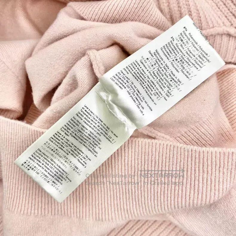 Fendi Fendi Wool capsule series pink Double F logo turtleneck sw Size XS / US 0-2 / IT 36-38 - 6 Thumbnail