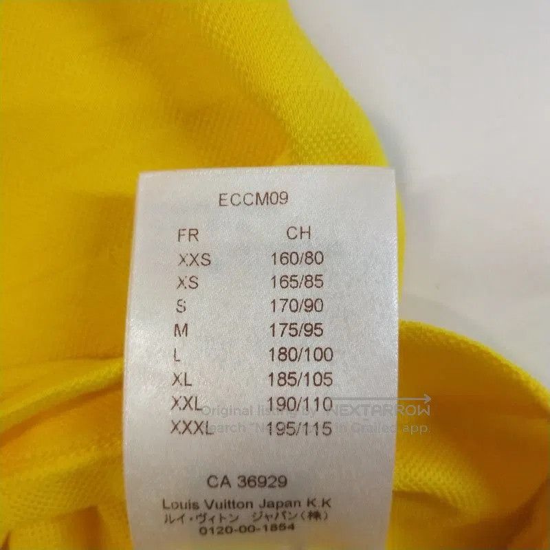 Louis Vuitton Louis Vuitton Yellow Cotton Polo Shirt. Size US M / EU 48-50 / 2 - 7 Thumbnail