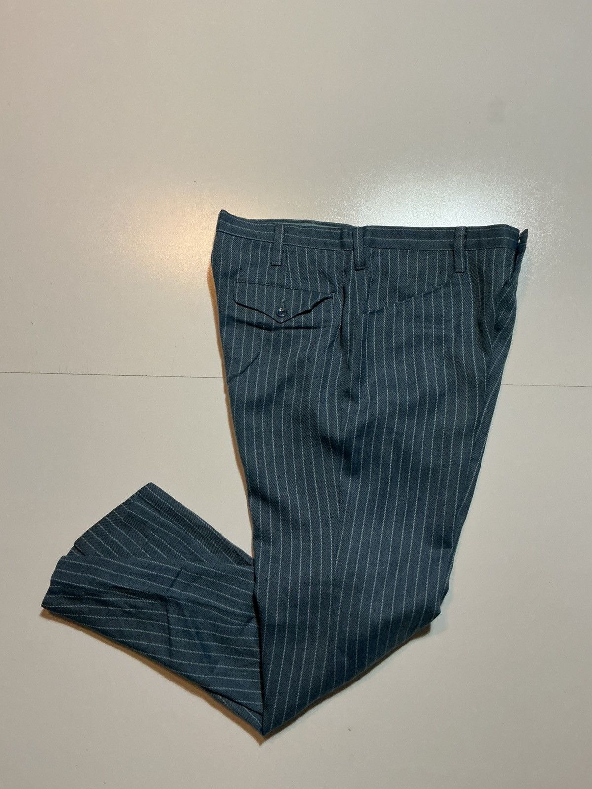 Vintage Vintage 70s A-1 Kotzin The Action Man Striped Flare Pants Size US 34 / EU 50 - 2 Thumbnail