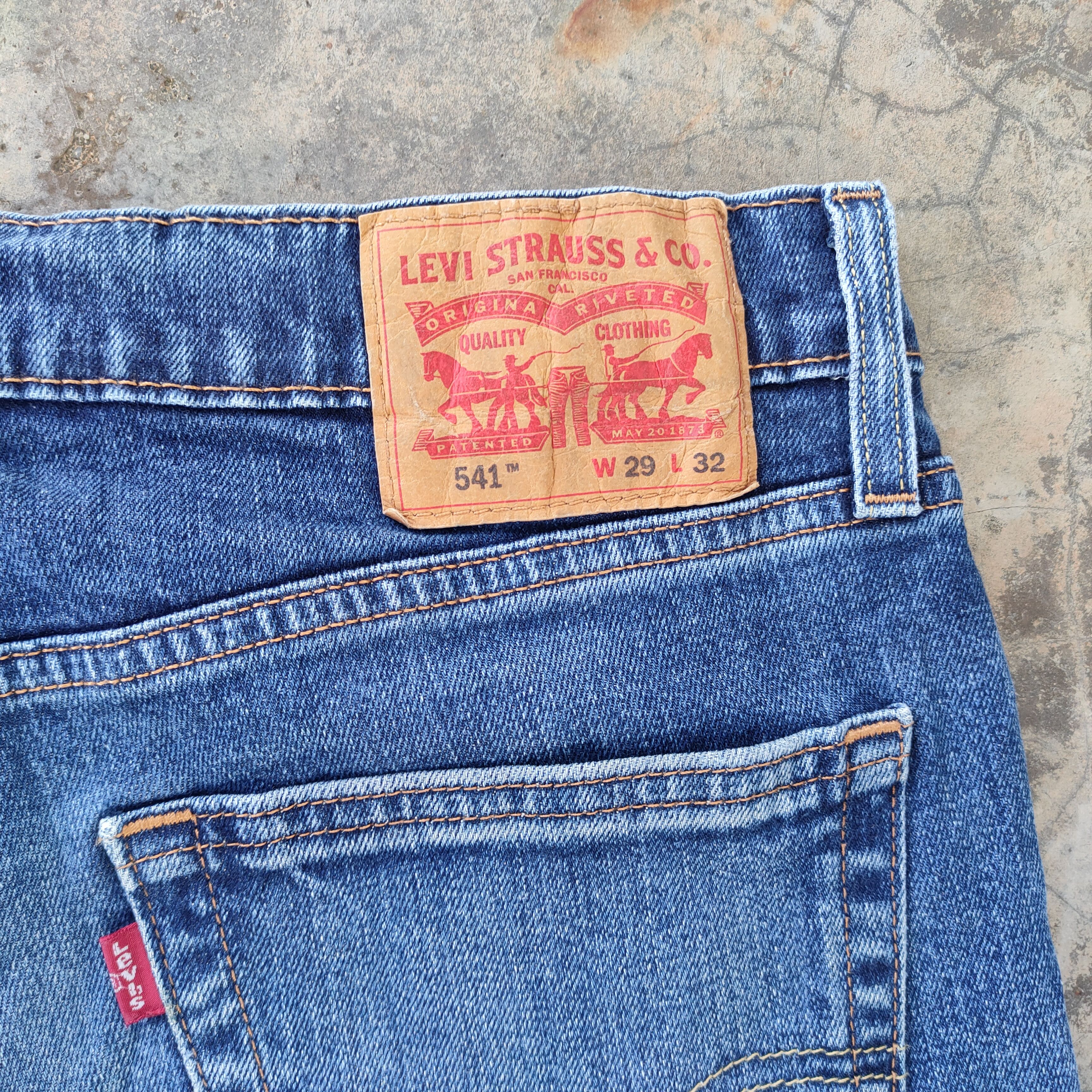 Jean × Levi's W31 LEVI'S 541 FADED SKINNY JEANS DENIM PANTS Size US 31 - 10 Thumbnail