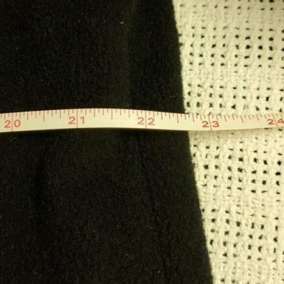 Worthington Worthington Black Wool Heavy Velvet Hooded Lined Button Sz. Size M / US 6-8 / IT 42-44 - 7 Thumbnail