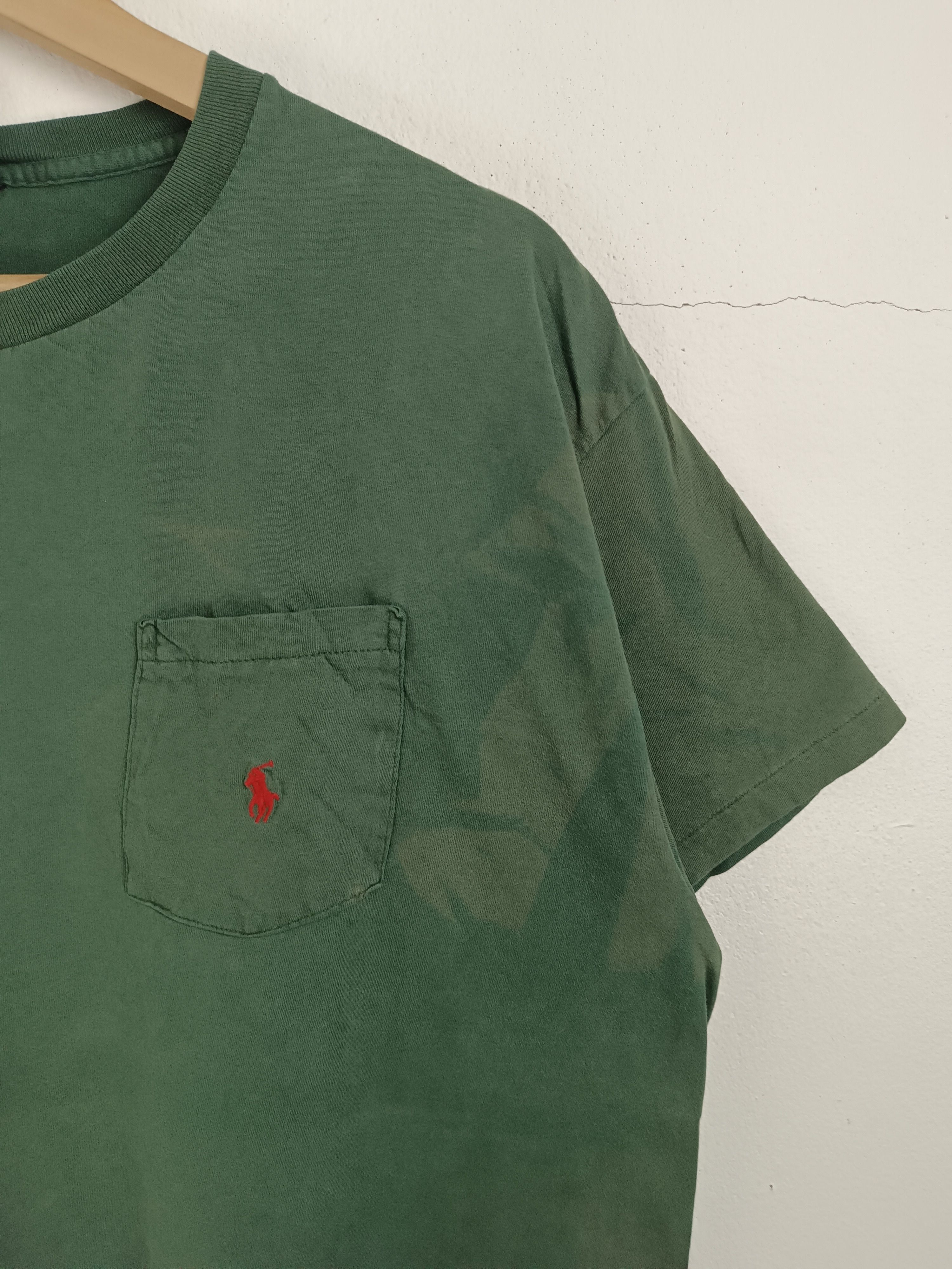 Polo Ralph Lauren FADED VINTAGE 90'S POLO RALPH LAUREN POCKET TEE VERY RARE Size US L / EU 52-54 / 3 - 5 Thumbnail