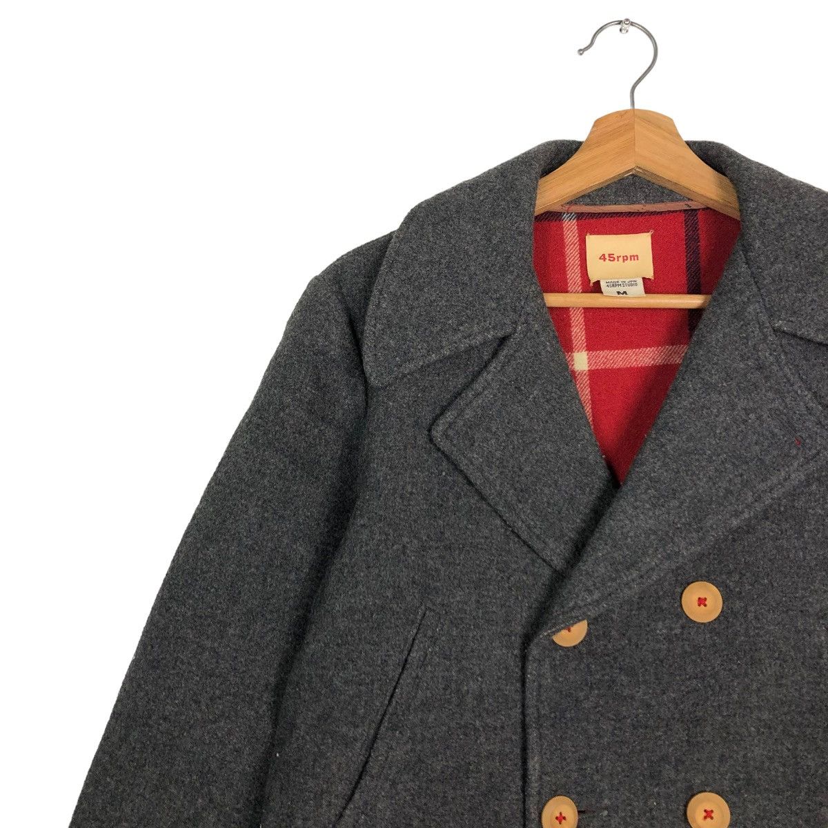 45rpm 🔥Rare Double Collar Wool Duffle Jacket 45RPM Japan Made Size US M / EU 48-50 / 2 - 5 Thumbnail