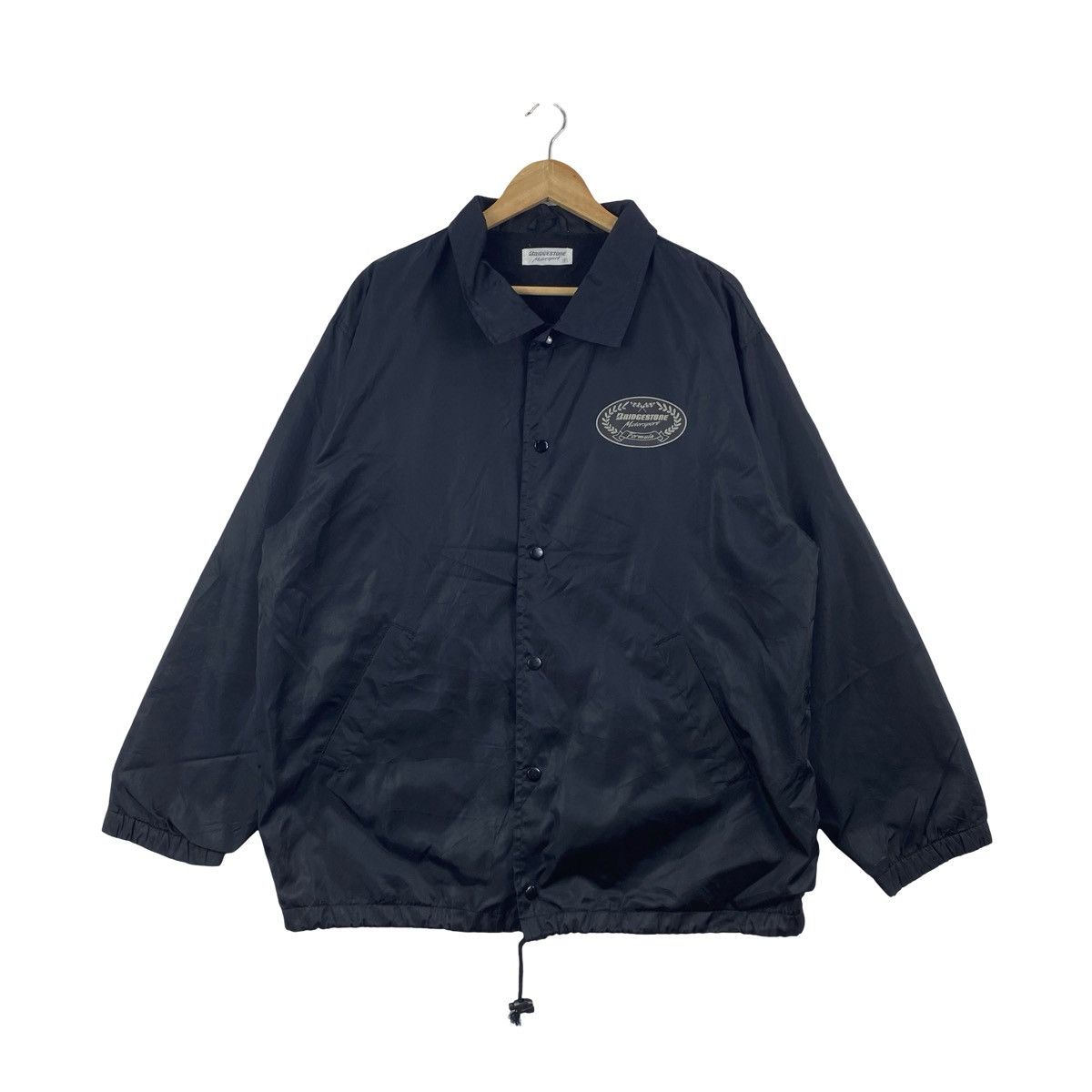 Vintage Vintage BRIDGESTONE MOTORSPORT Coach Button Up Racing Size US XXL / EU 58 / 5 - 1 Thumbnail