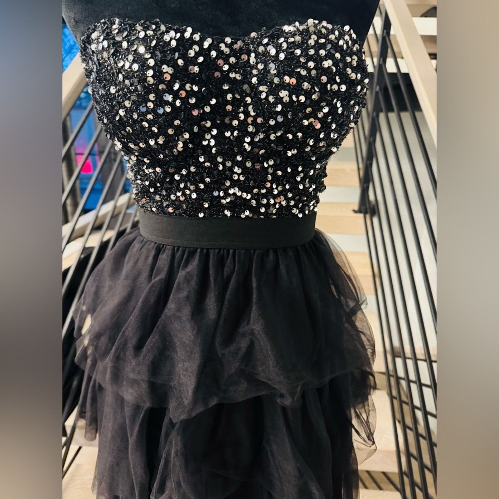 Other New Elegant Black Mesh Tulle Dress size XS Size XS / US 0-2 / IT 36-38 - 4 Thumbnail