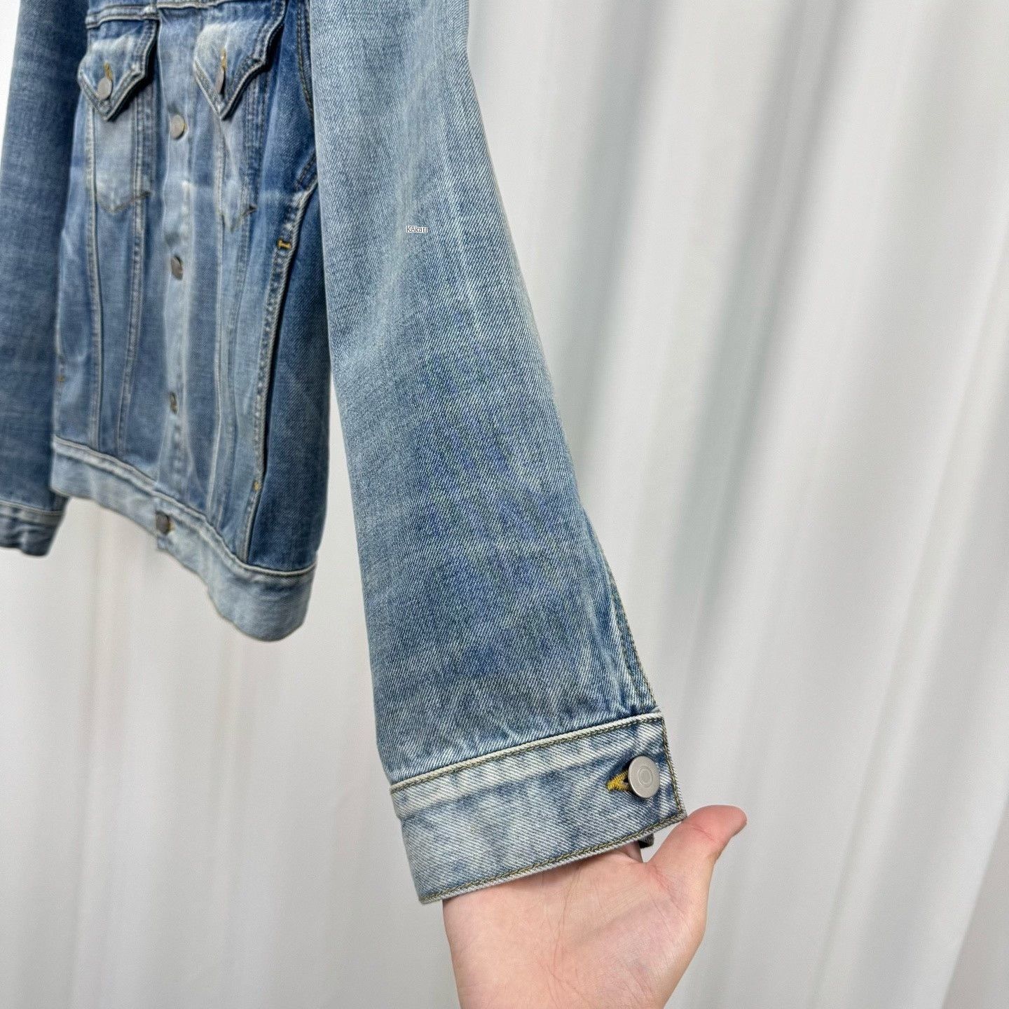 Maison Margiela Maison Margiela Main Line Distressed Washed Denim Jacket Size US XS / EU 42 / 0 - 4 Thumbnail
