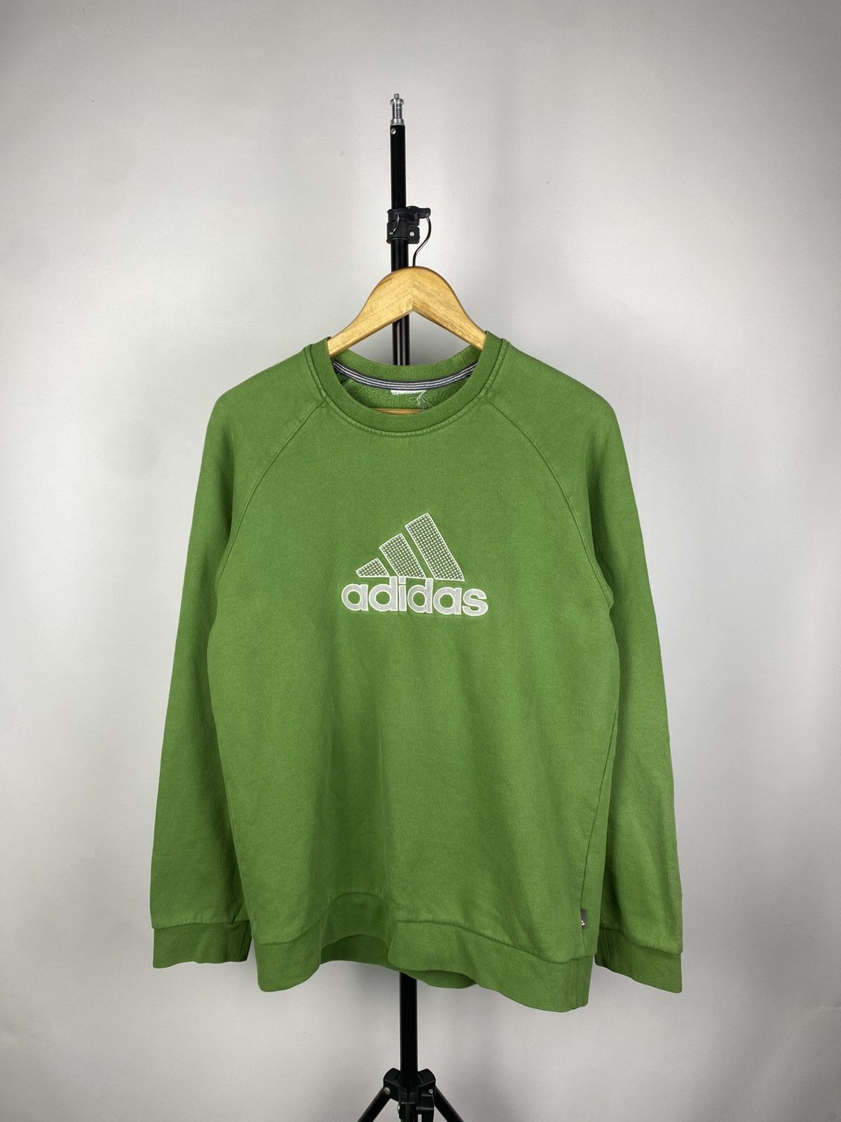 Adidas × Vintage Vintage 90s Adidas Central Big Logo Sweatshirt Y2K Size US M / EU 48-50 / 2 - 1 Thumbnail