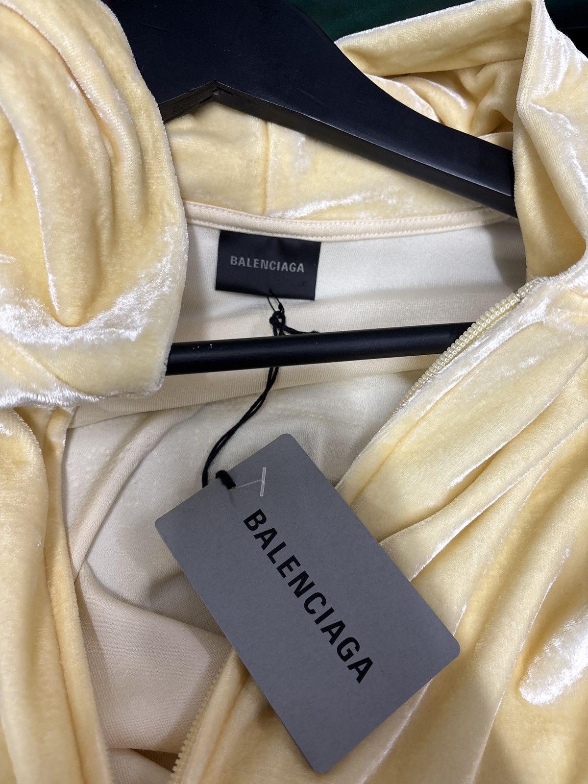 Balenciaga Balenciaga velvet hoodie Size US M / EU 48-50 / 2 - 3 Thumbnail