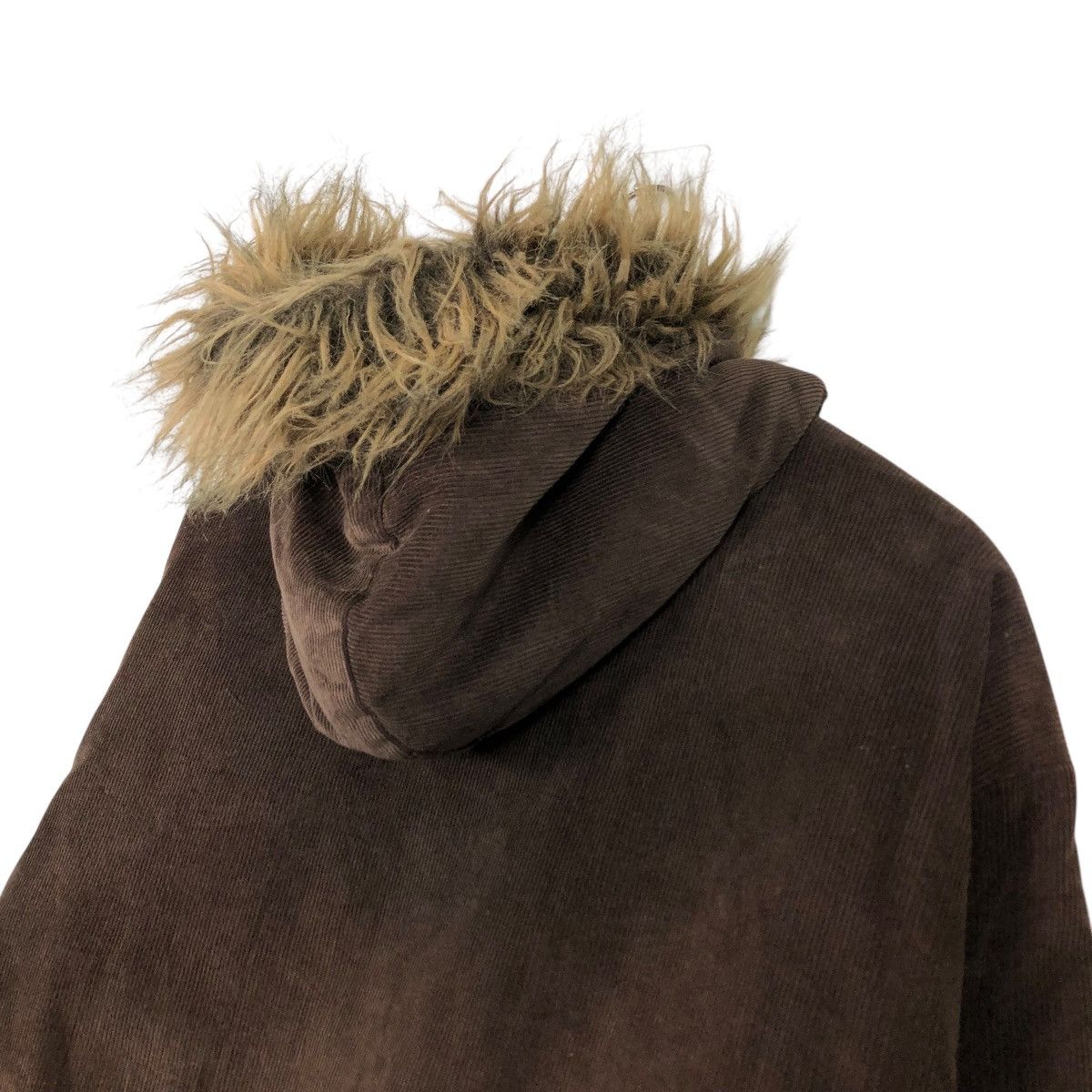 Billabong 🔥VINTAGE BOMBER JACKET CORDUROY BILLABONG MINK FUR HOODIE Size US M / EU 48-50 / 2 - 12 Thumbnail