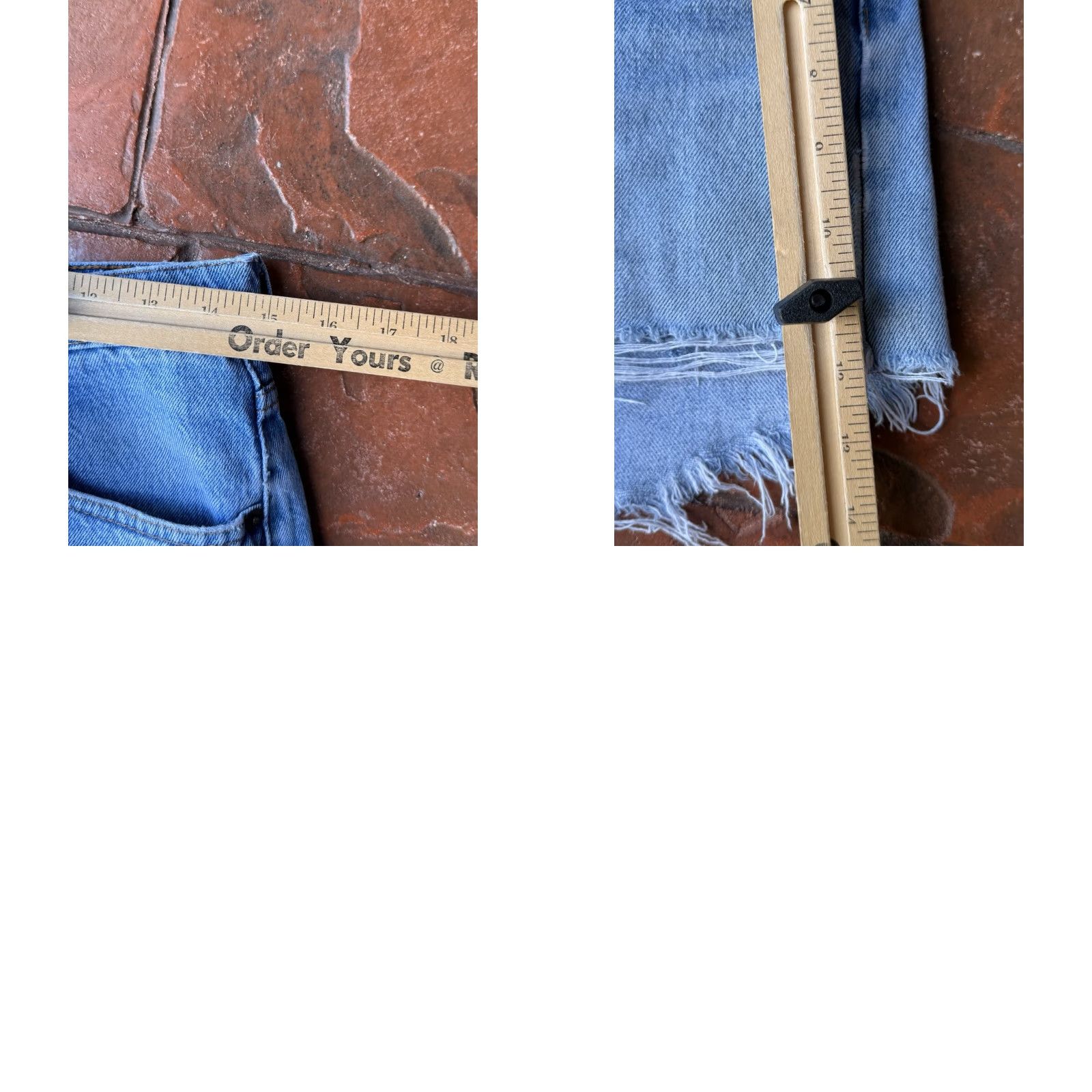 Levi's VINTAGE Levi's 501 Premium Cut Offs Shorts Womens 30 Blue Button Fly Distressed Bermuda Jeans Boys? Size 24" / US 00 / IT 34 - 8 Thumbnail