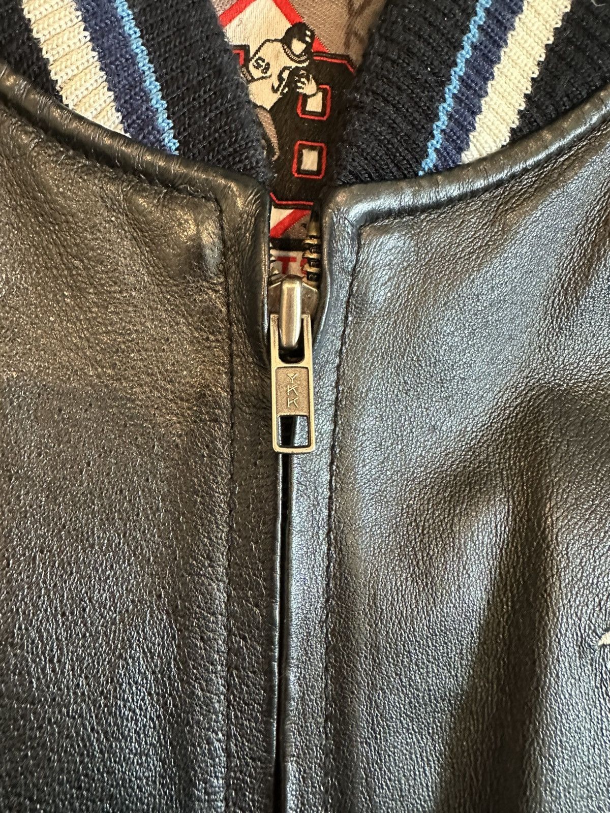 NFL Vintage Tennessee Titans Leather Patch Bomber Jacket XL Size US XL / EU 56 / 4 - 5 Thumbnail