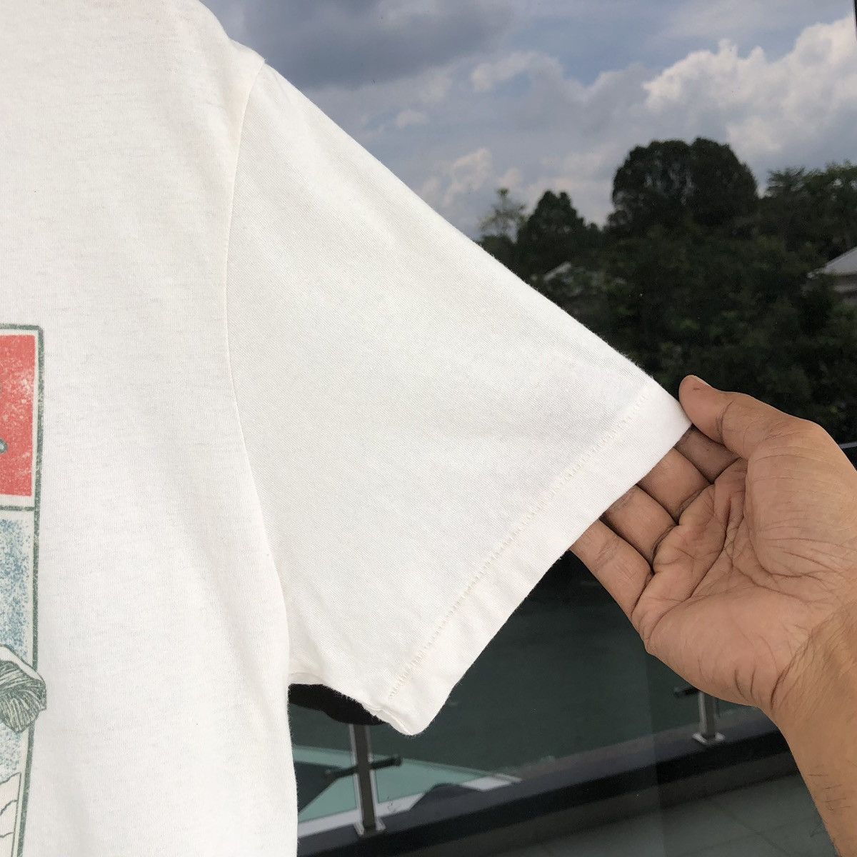Wrangler WRANGLER Burning Bright OS Tee Ecru Size US L / EU 52-54 / 3 - 7 Thumbnail