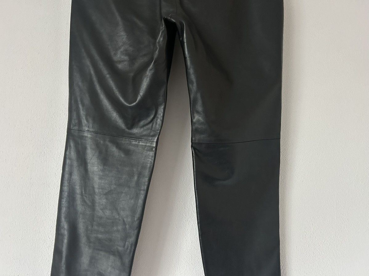 Gucci Gucci Black Leather Slim-Fit Pants Size US 32 / EU 48 - 7 Thumbnail