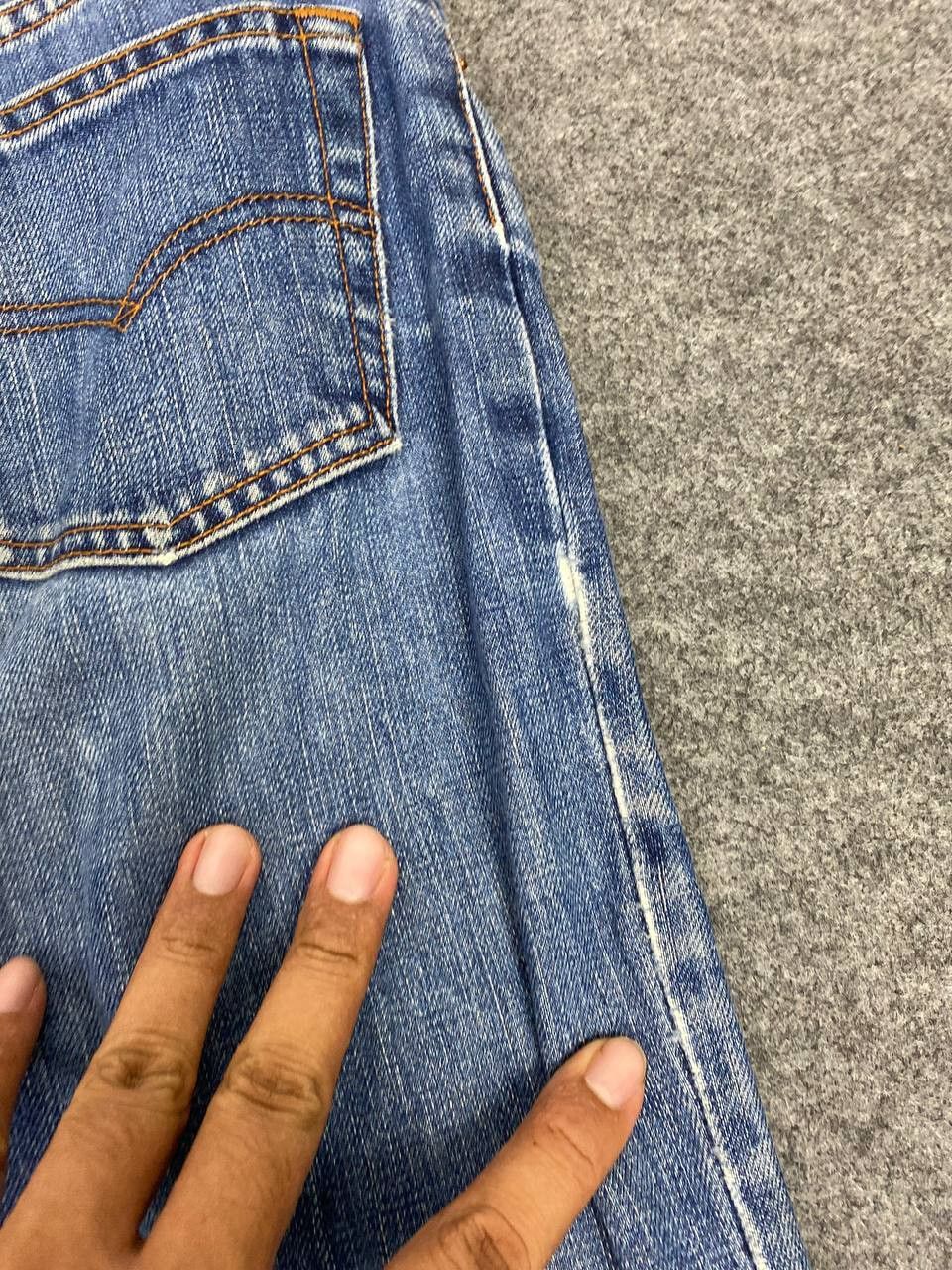 Levi's vintage levis 515 distressed denim nice design Size US 27 - 8 Thumbnail