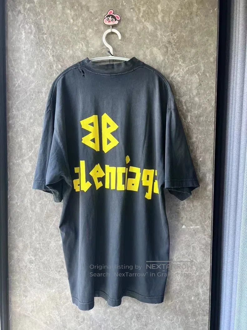 Balenciaga Balenciaga Tape Short Sleeve T-shirt XS. Size US XS / EU 42 / 0 - 2 Thumbnail