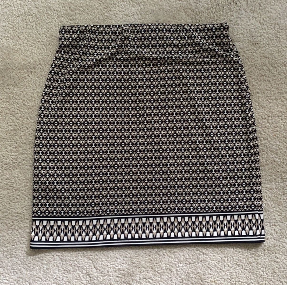 Other Max Studio Neutral Print Mini Skirt Size Small Size 27" / US 4 / IT 40 - 4 Thumbnail