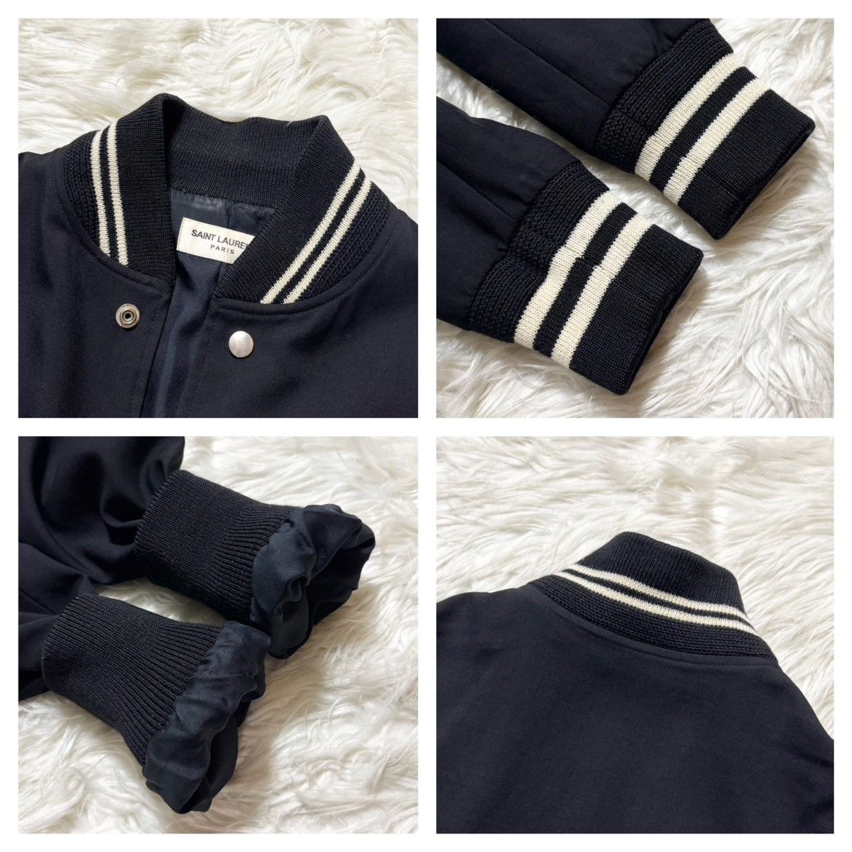 Saint Laurent Paris Authentic, Classic Saint Laurent Paris Teddy Jacket Size US S / EU 44-46 / 1 - 3 Thumbnail