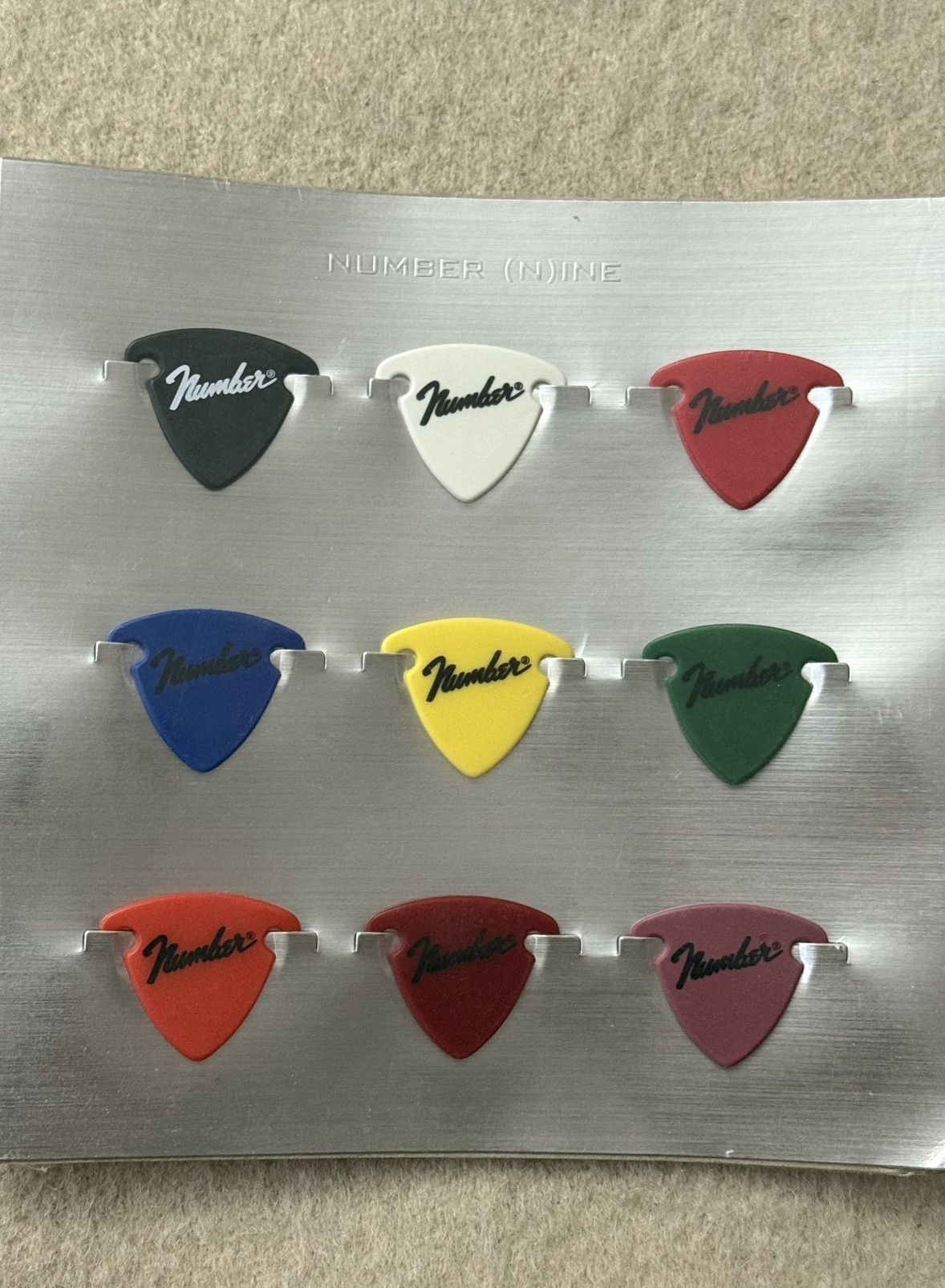 Number (N)ine Number (N)ine Takahiro Miyashita F/W 2001 FenderGuitar Picks Size ONE SIZE - 2 Thumbnail