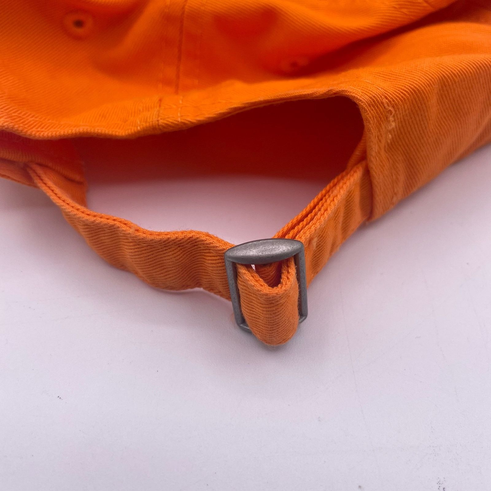 Other Yellow Racing Hat Cap Orange Canvas Adjustable Mens Unisex Size ONE SIZE - 4 Thumbnail