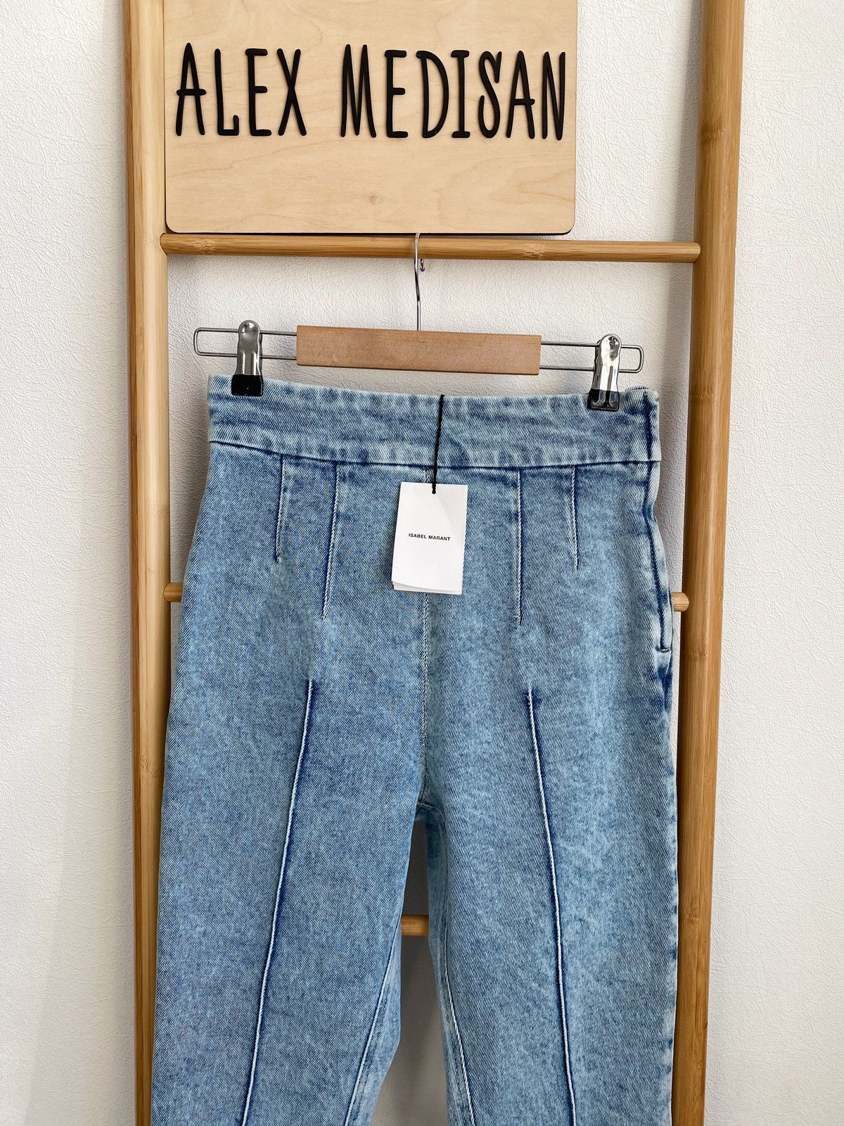 Isabel Marant Isabel Marant - Nanouli High-Rise Skinny Stirrup Jeans Size 26" / US 2 / IT 38 - 9 Thumbnail