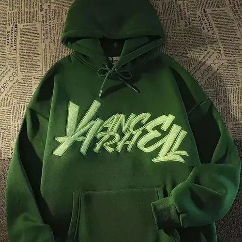 Aran Isles Knitwear × Japanese Brand Retro high street hip hop loose hooded sweatshirt Size US M / EU 48-50 / 2 - 4 Thumbnail