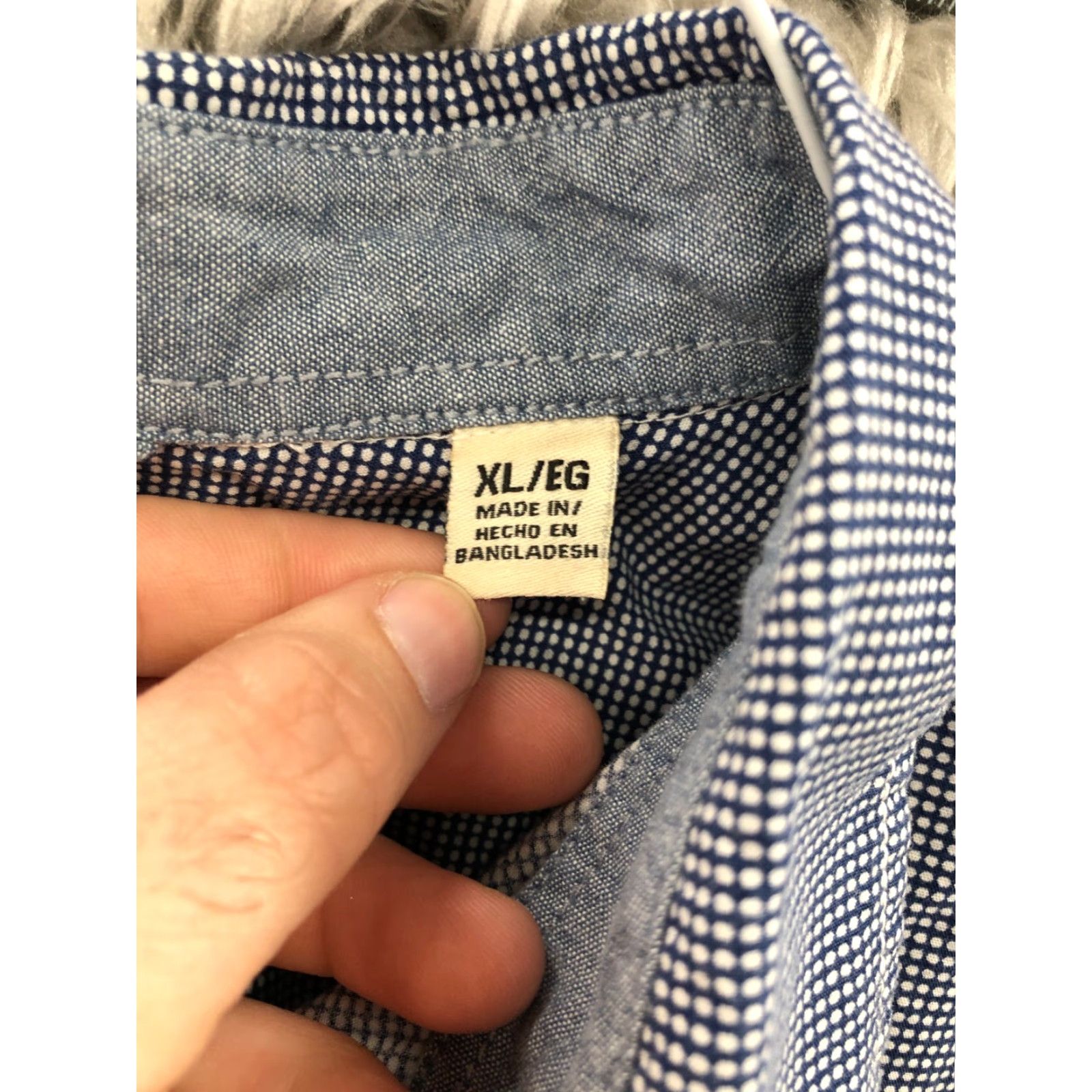 Weatherproof Weatherproof Shirt XL Blue Mens Long Sleeve Spread Collar Size US XL / EU 56 / 4 - 7 Thumbnail