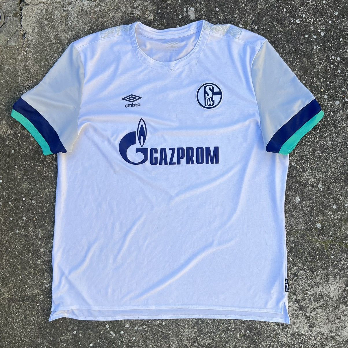 Adidas × Vintage SCHALKE 04 2AWAY FOOTBALL SHIRT JERSEY Schiller 2 Size US XXL / EU 58 / 5 - 1 Thumbnail