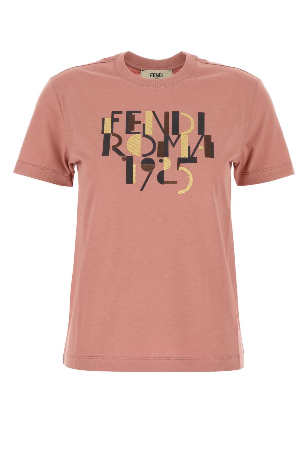 Dark Pink Cotton T-Shirt
