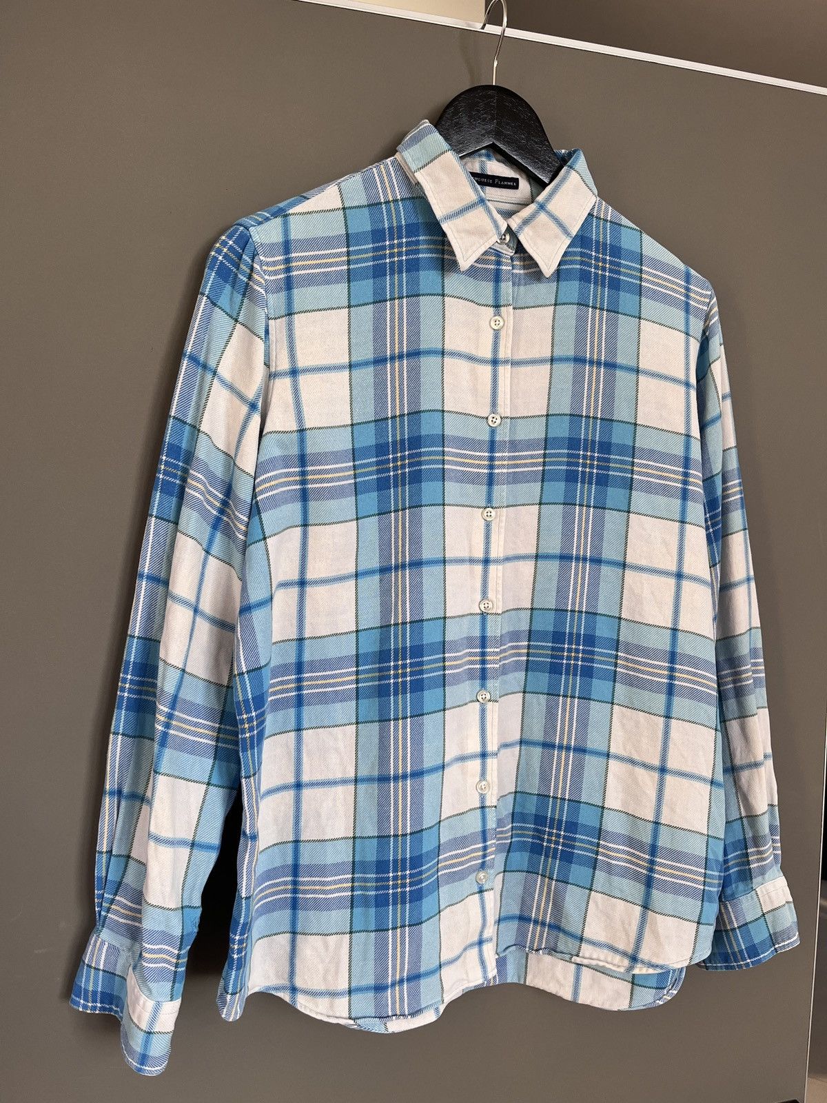 Portuguese Flannel Portuguese Flannel Blue Checkered Flannel Shirt Size S / US 4 / IT 40 - 6 Thumbnail