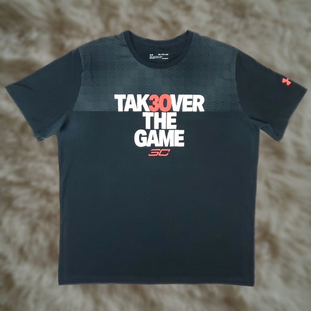 Under Armour Under Armour Sports Black Short Sleeve T-Shirt Adult Mens 2XL Size US XXL / EU 58 / 5 - 1 Thumbnail