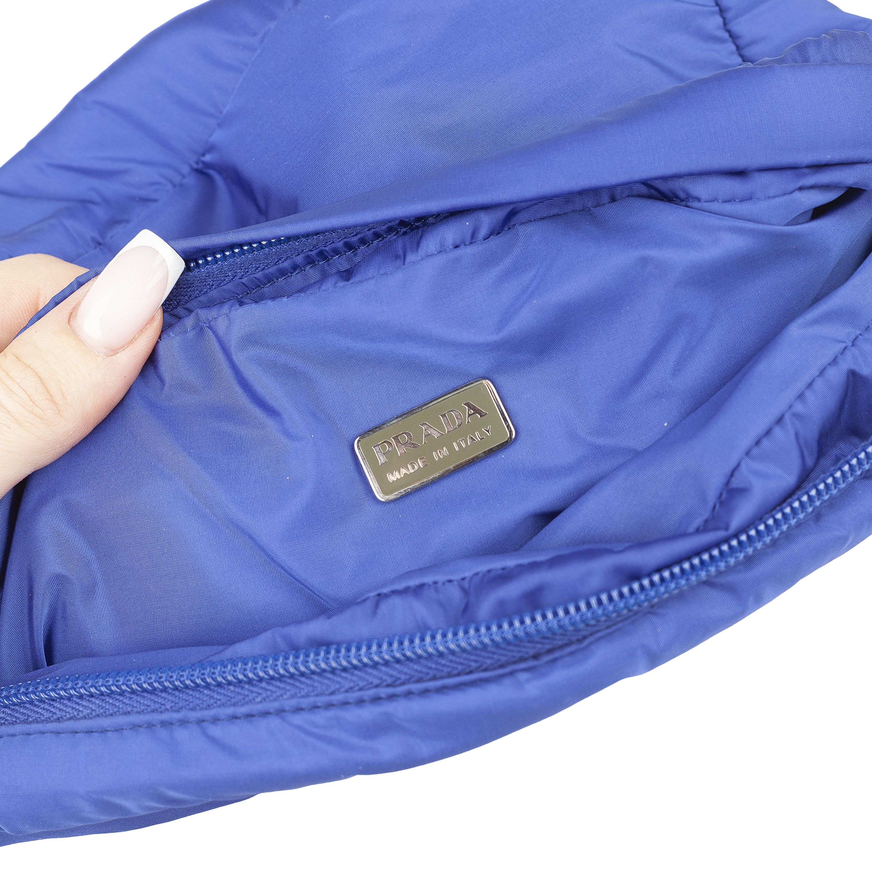 Prada Prada Sport Vintage Blue Toiletry Bag Size ONE SIZE - 4 Thumbnail