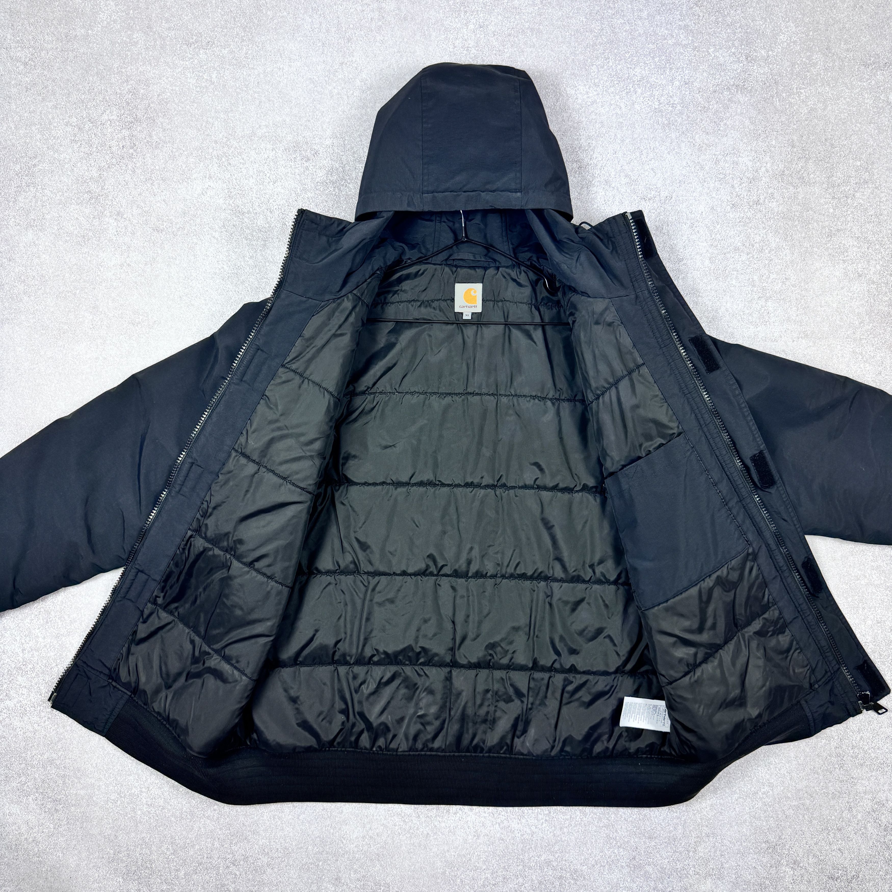 Carhartt × Carhartt Wip Men`s CARHARTT KODIAK BLOUSON NYLON WARM BLACK JACKET Size US XL / EU 56 / 4 - 5 Thumbnail