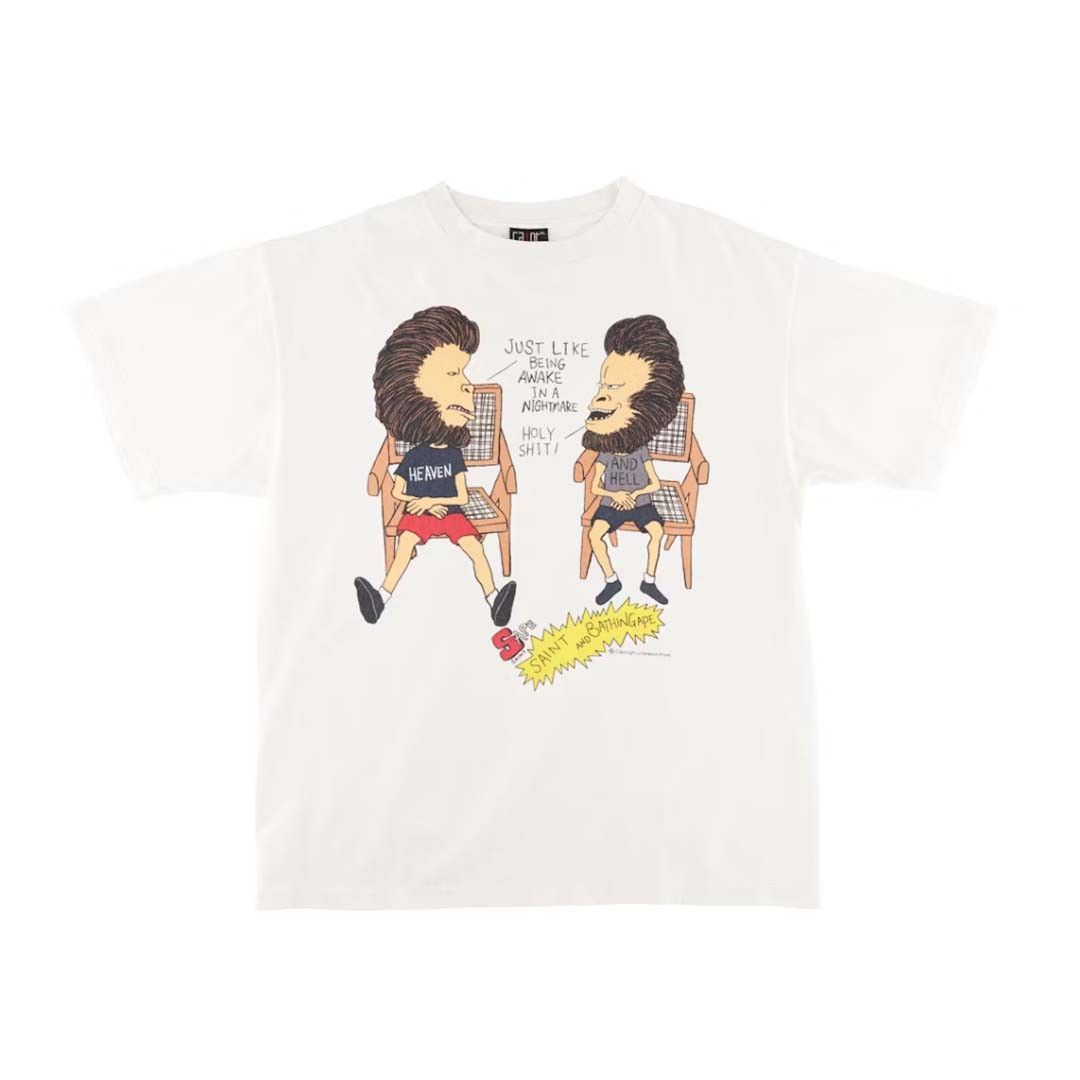 Bape × Saint Michael Bape X Saint Mxxxxxx Guns Tee | Grailed