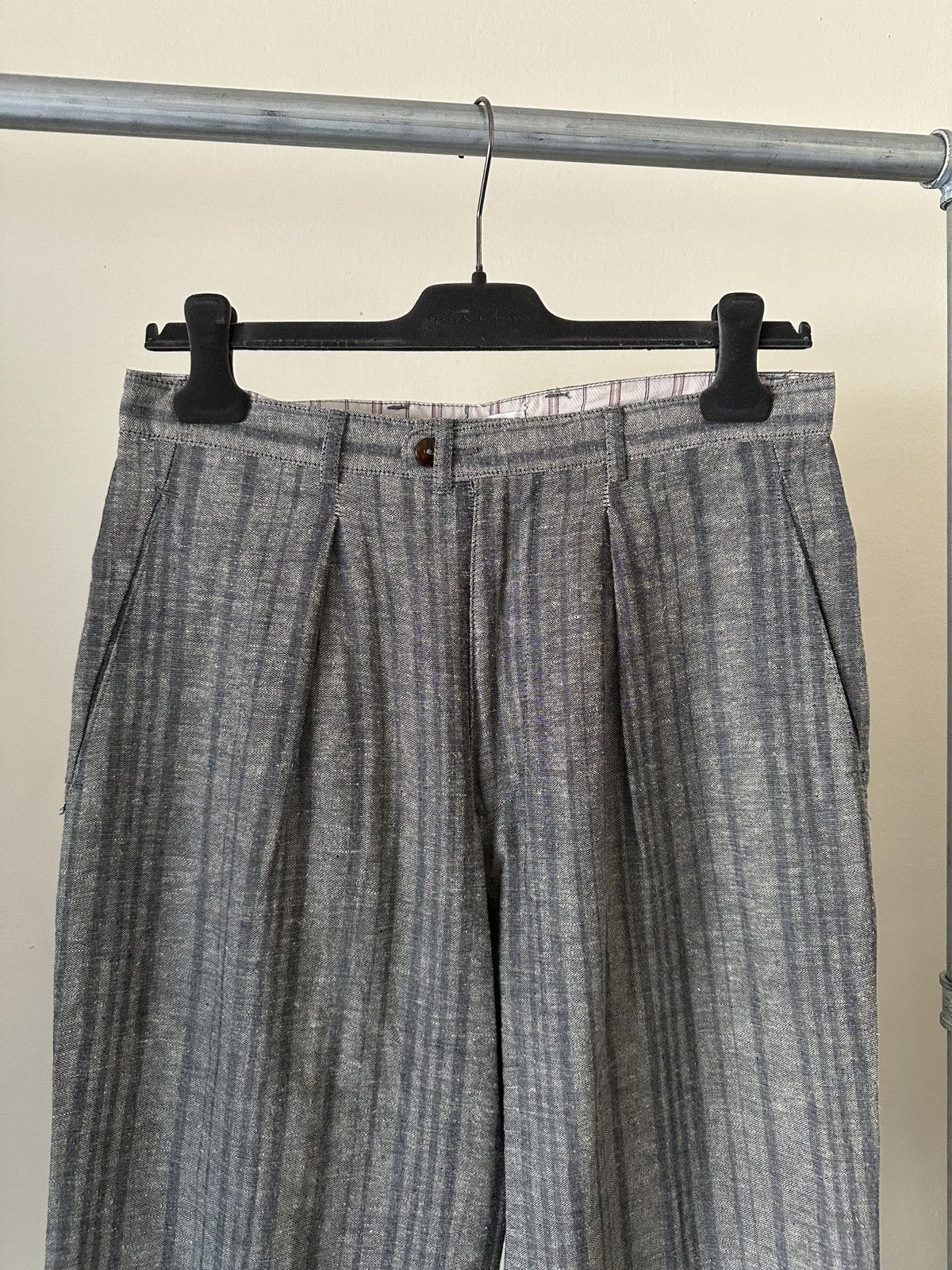 Boneville 1990s Boneville Pleated Front Wide Leg Pant Massimo Osti Era Size US 30 / EU 46 - 9 Thumbnail