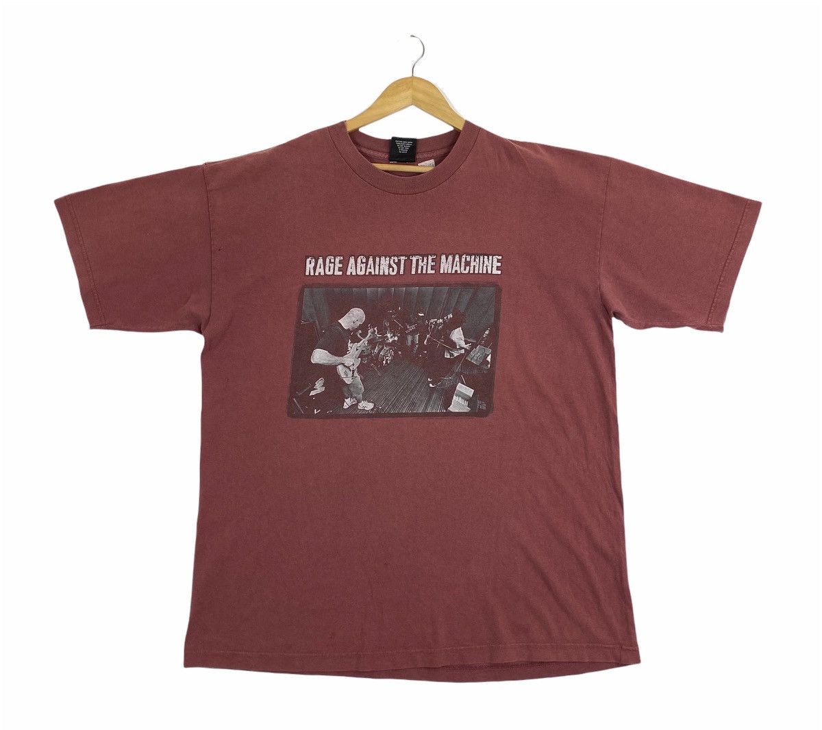 Band Tees × Vintage vintage band tees RACE AGAINST THE MACHINE 90s Size US L / EU 52-54 / 3 - 1 Thumbnail