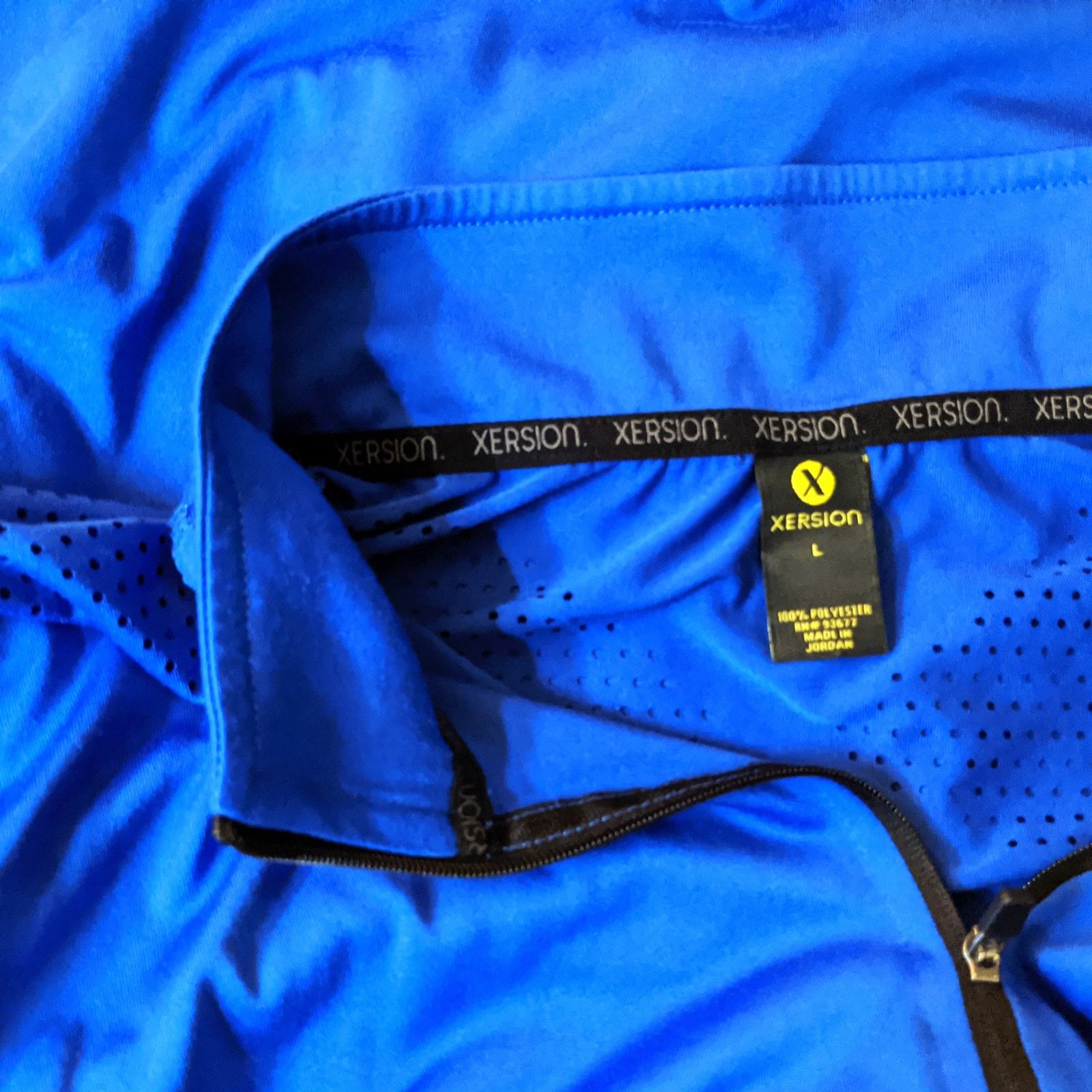 Other Xersion Men's Performance 1/4 Zip Pullover | Large | Blue Size US L / EU 52-54 / 3 - 4 Thumbnail