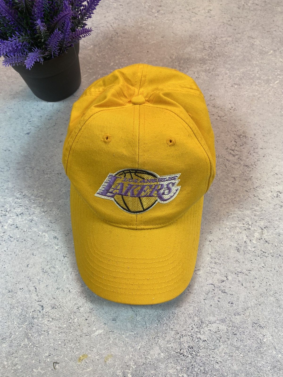 NBA NBA L.A Lakers Yellow Cap Size ONE SIZE - 2 Thumbnail