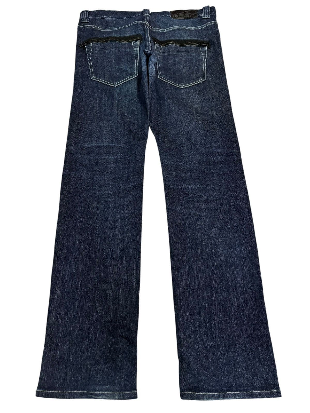Beams Japan × Japanese Brand × Vintage Vintage Beams Heart Japan Faded Indigo Stretch Jeans Size US 31 - 2 Thumbnail