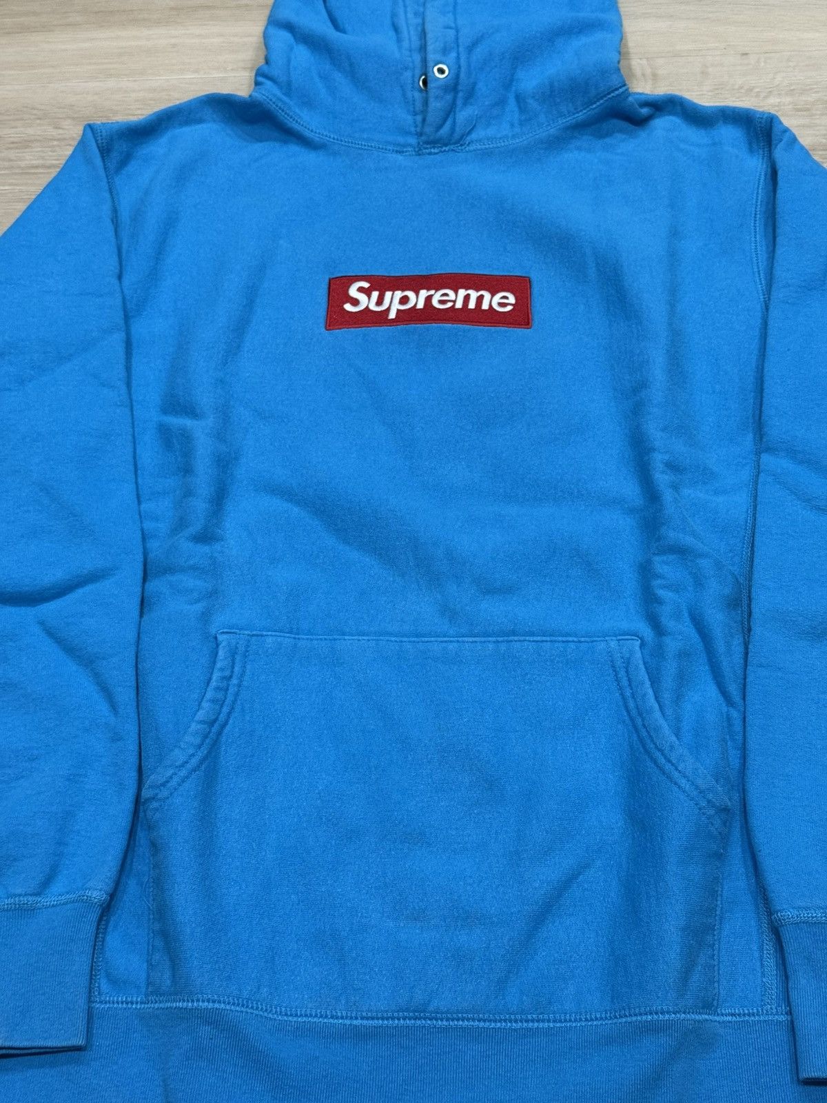 Supreme Supreme 2008 Teal Box Logo Hoodie Tyler the Creator Size US L / EU 52-54 / 3 - 6 Thumbnail