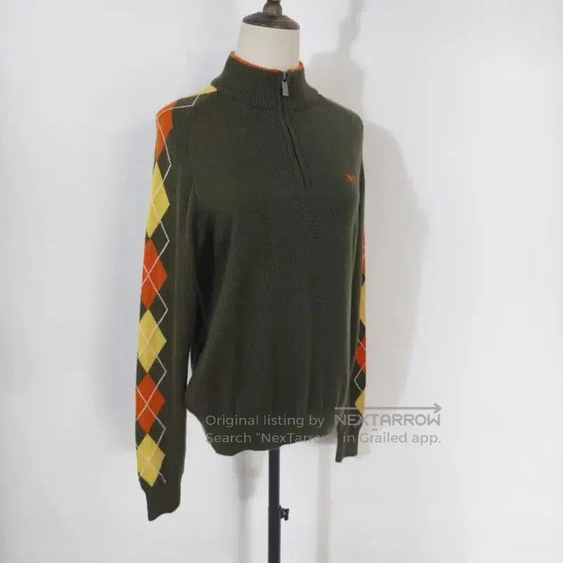 Burberry Burberry Green Wool Plaid Long Sleeve Knit Top. Size M / US 6-8 / IT 42-44 - 3 Thumbnail