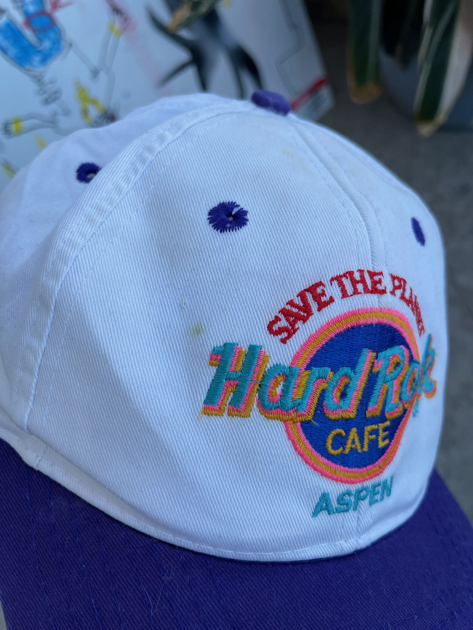 Hard Rock Cafe Hard Rock Cafe cap vintage 90s Size ONE SIZE - 2 Thumbnail